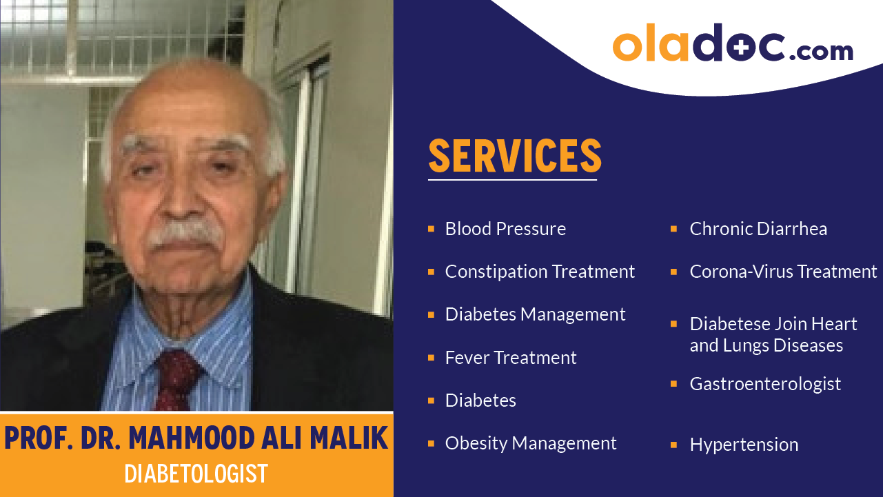 Services provided by Dr.Mahmood Ali Malik